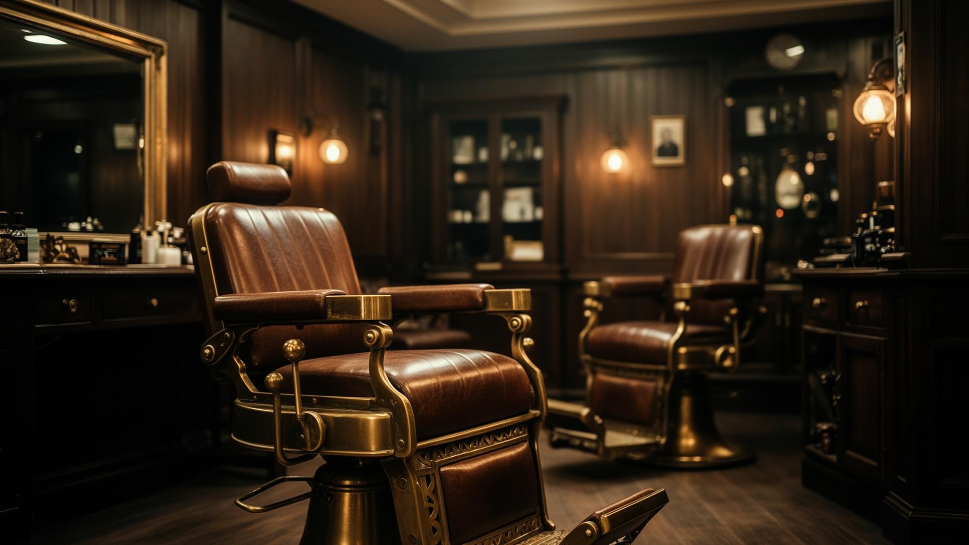 Interior of Turkish Blade & Blend Barbers in Swords